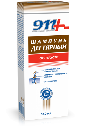 911 Шампунь Дегтярный